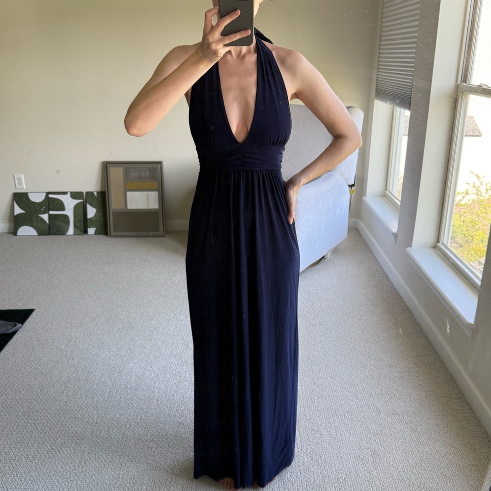 T-BAGS LOS ANGELES - Halter Maxi Dress